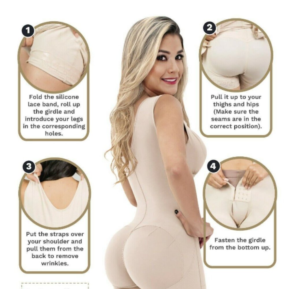 Sonryse S86 BBL Faja Garment After Surgery Post Liposuction Compression black - Picture 5 of 7